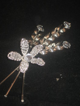 bloemtak zilverkleur metaal